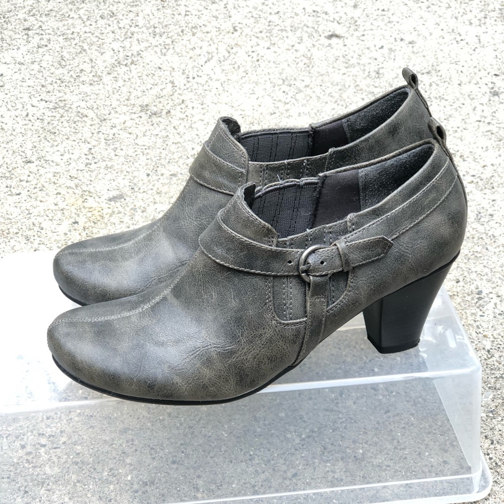 Women’s Gray Ankle Booties
